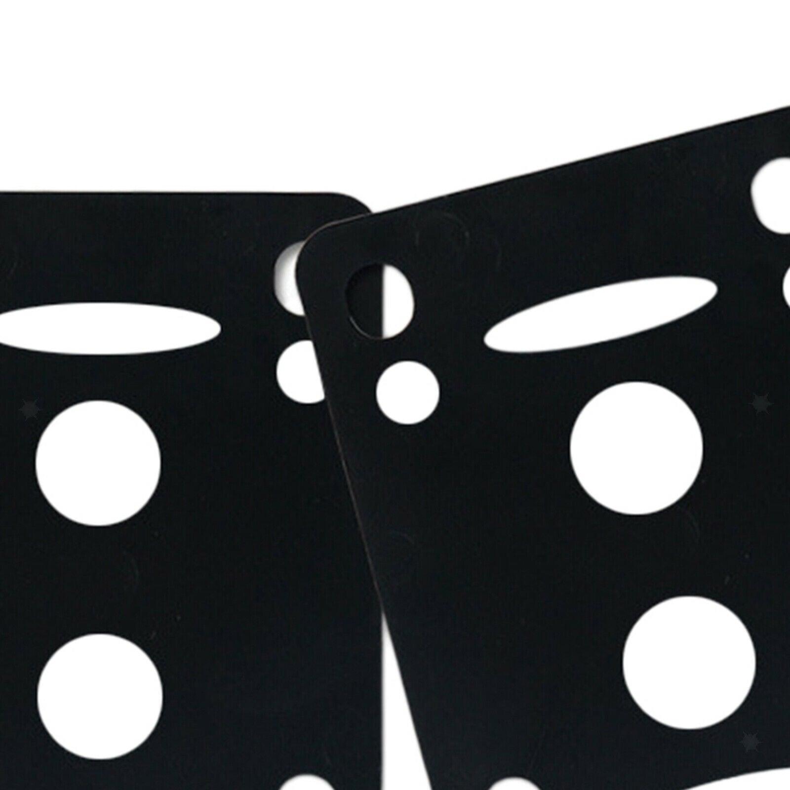 2Pieces Skateboard Longboard Shock Pads Rubber Risers Wheel Accessory Black