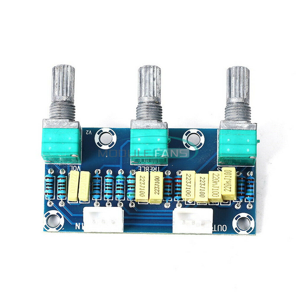 XH-M802 Passive Tone Board Amplifier Volume Bass Treble Toning Control Board