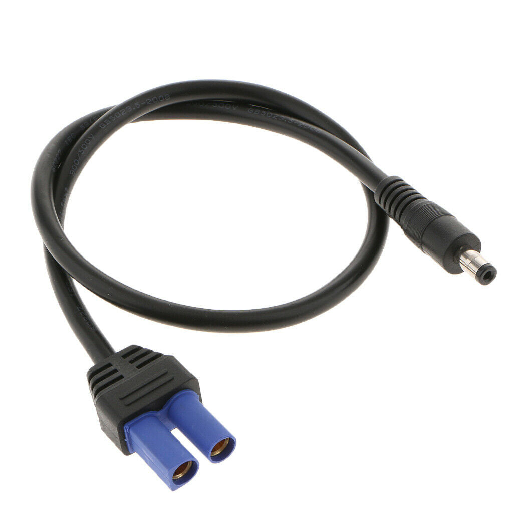 EC5 to DC5521 Coax Adapter Cable for Car Jump Starter Emergency Power 500mm