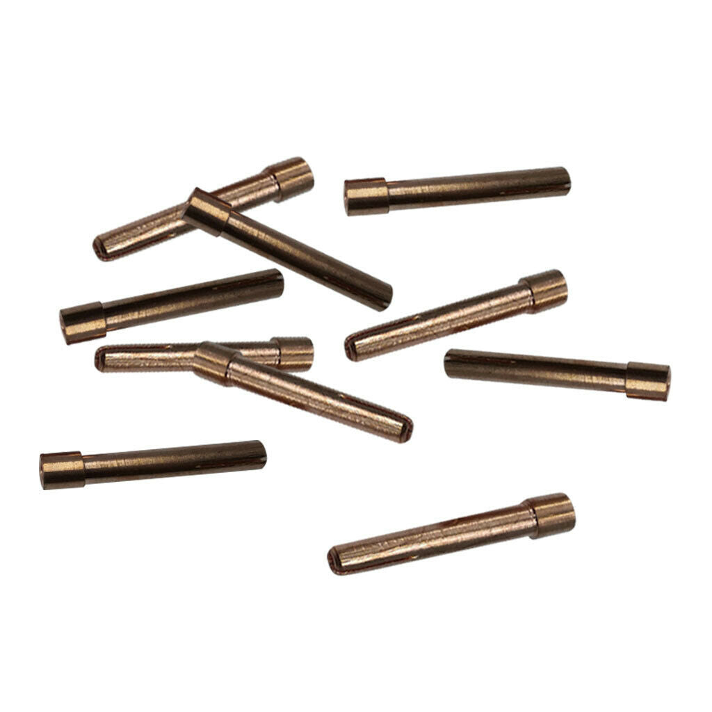 10pcs Brass 2.4mm TIG Collet Tips For QQ150 WP9 18 26 TIG Welding Torch