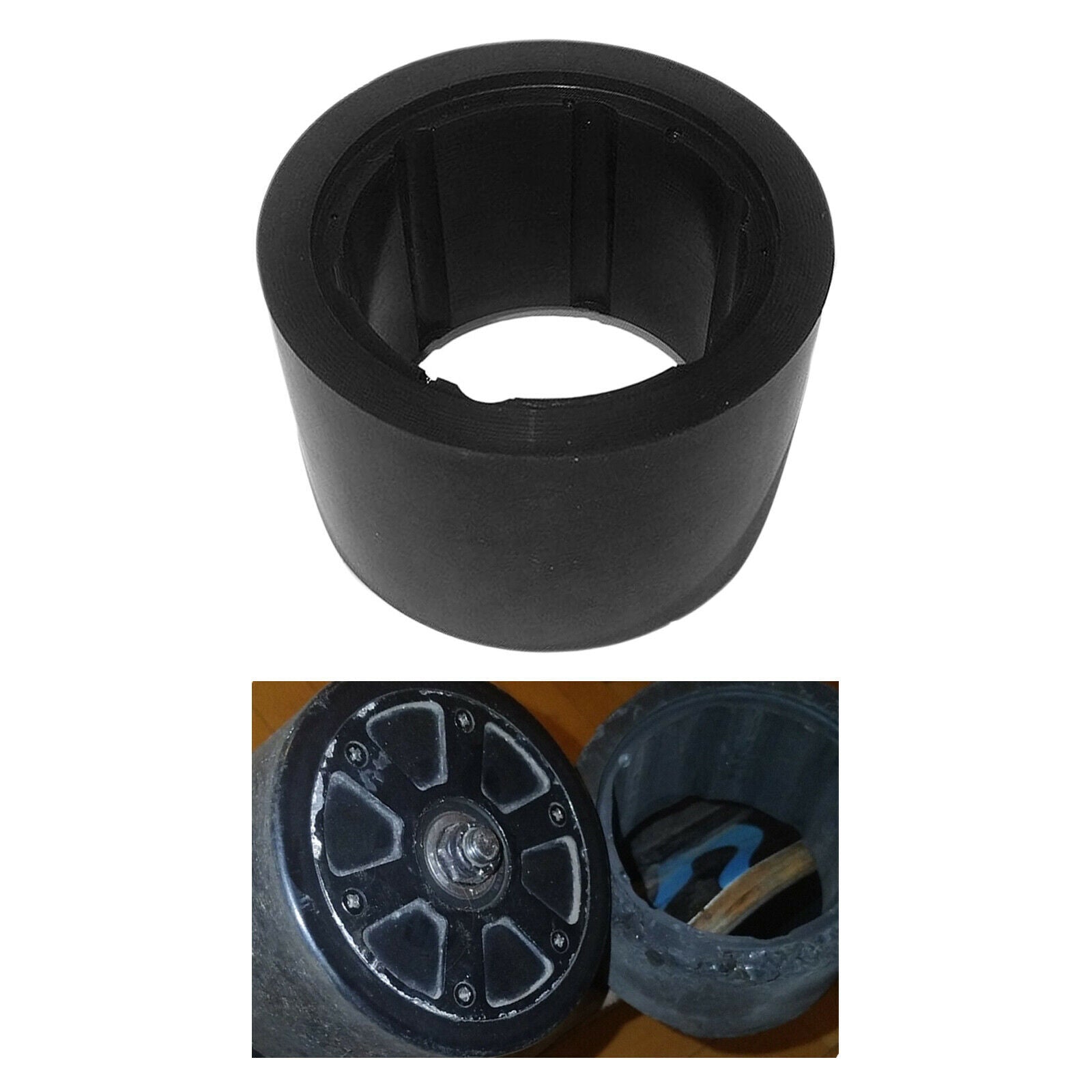 Electric Skateboard Motor Tire Skin DIY Scooter PU Wheel Cover Replacement Parts