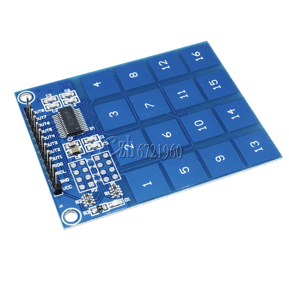 Arduino TTP229 16 Channel Digital Capacitive Switch Touch Sensor Module