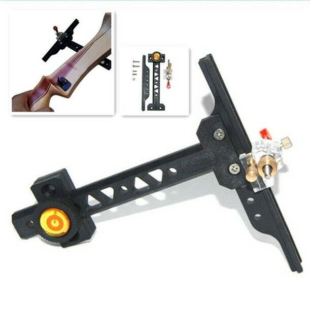 Recurve ABS Arrow Bow Sight Adjustable Archery Hunting Shooting Target Tool
