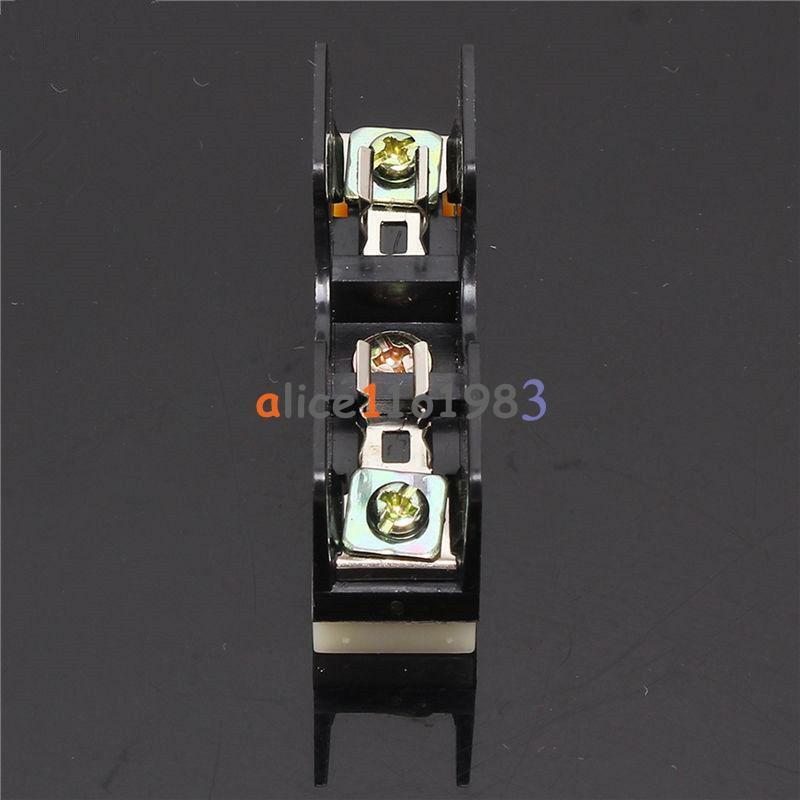 FS101 10A 6*30mm Fuse Socket With Indicator Light DIN RAIL Mounted Fuse