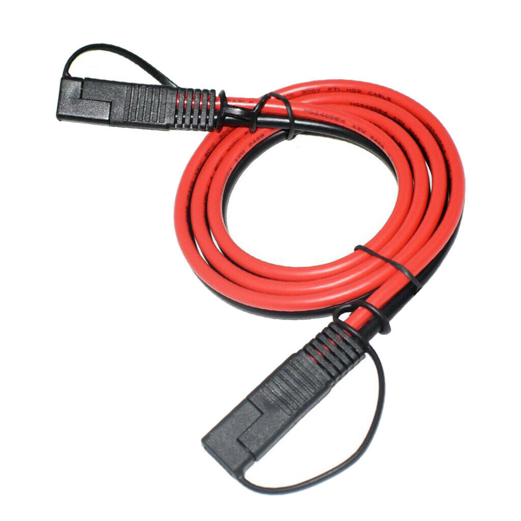 1m SAE to SAE Connector DC Power Automotive Extension Cords 10AWG Durable