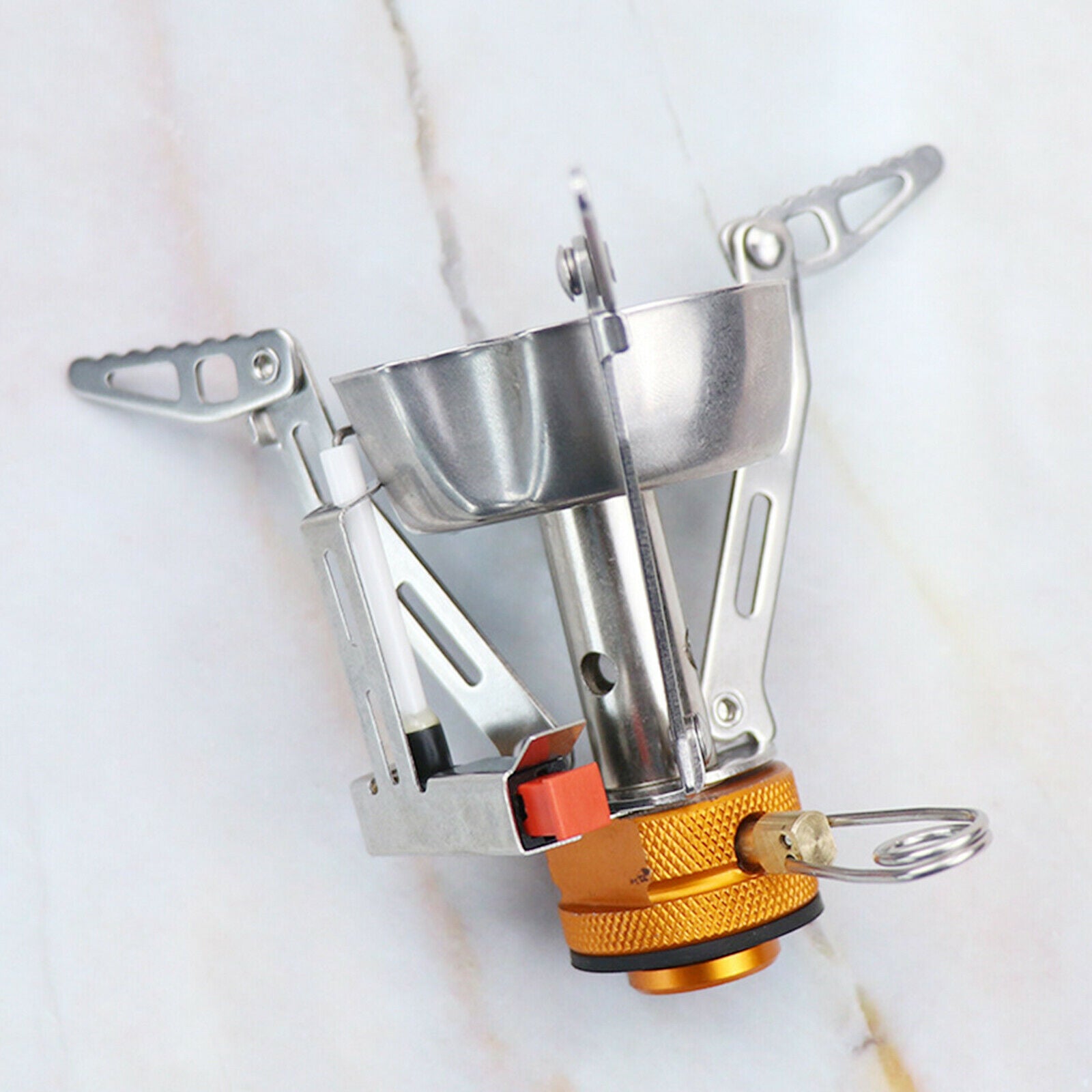 Portable Gas Stove Compact Lightweight Camping Stove Connector Cook Stove