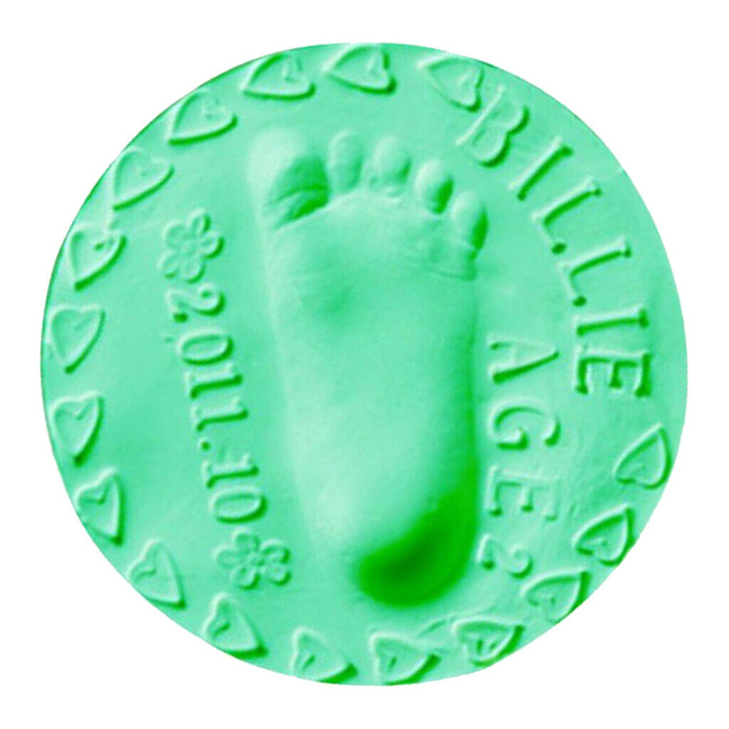 2PCS Baby Hand Print Foot Print Keepsake Kit Clay Casting Kit for Baby Shower