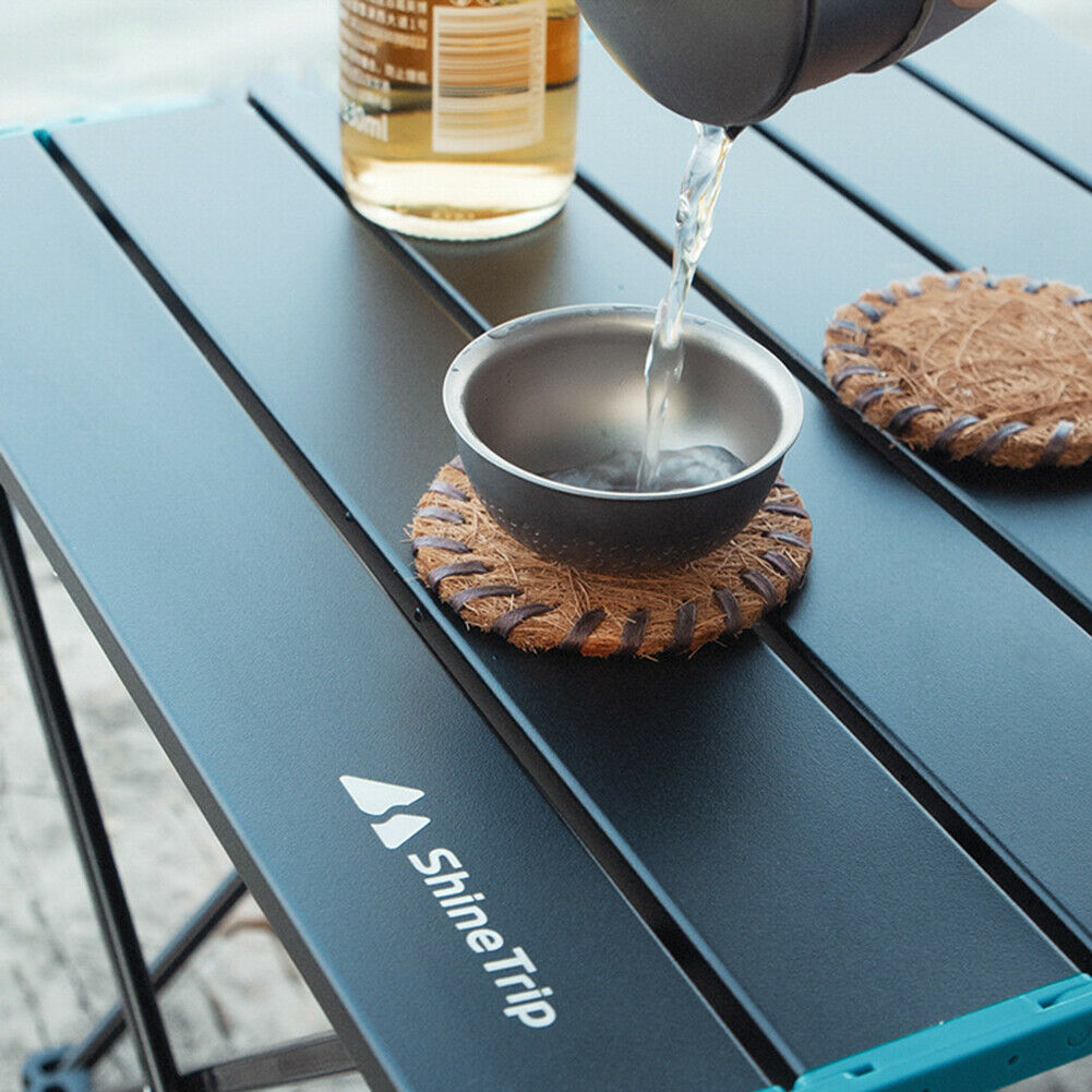 Outdoor Camping Folding Table Aluminum Alloy Portable Picnic BBQ Desk Small