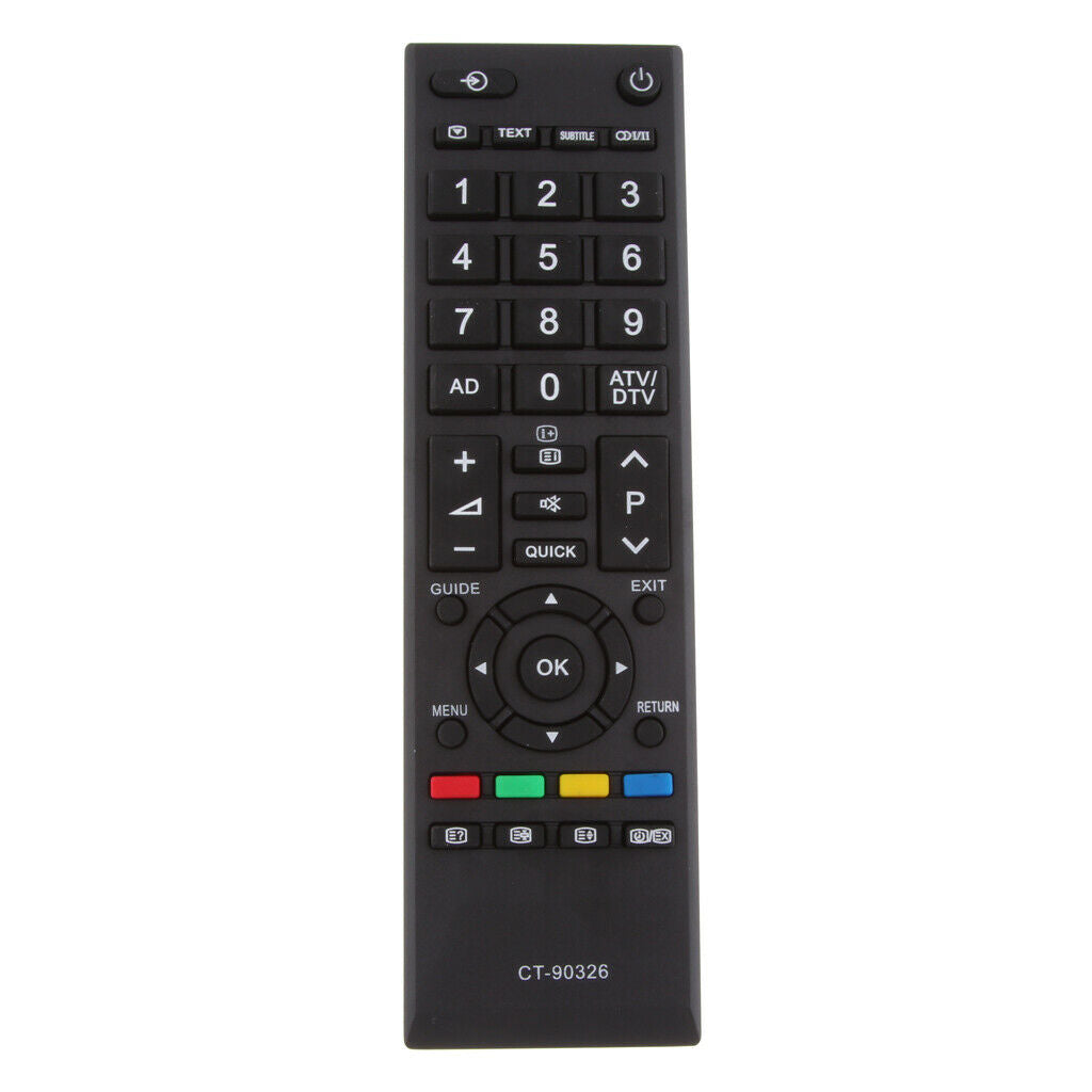 Replacement TV Remote Control for Toshiba CT-9032, Black, 175 X 50 X 20 Mm