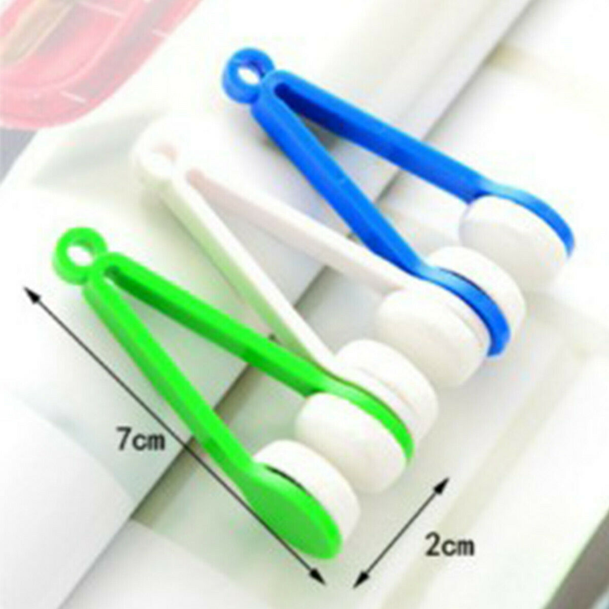 3Pcs Portable Sunglasses Glass Cleaner Eyeglass Microfiber Cleaning Brush Tool
