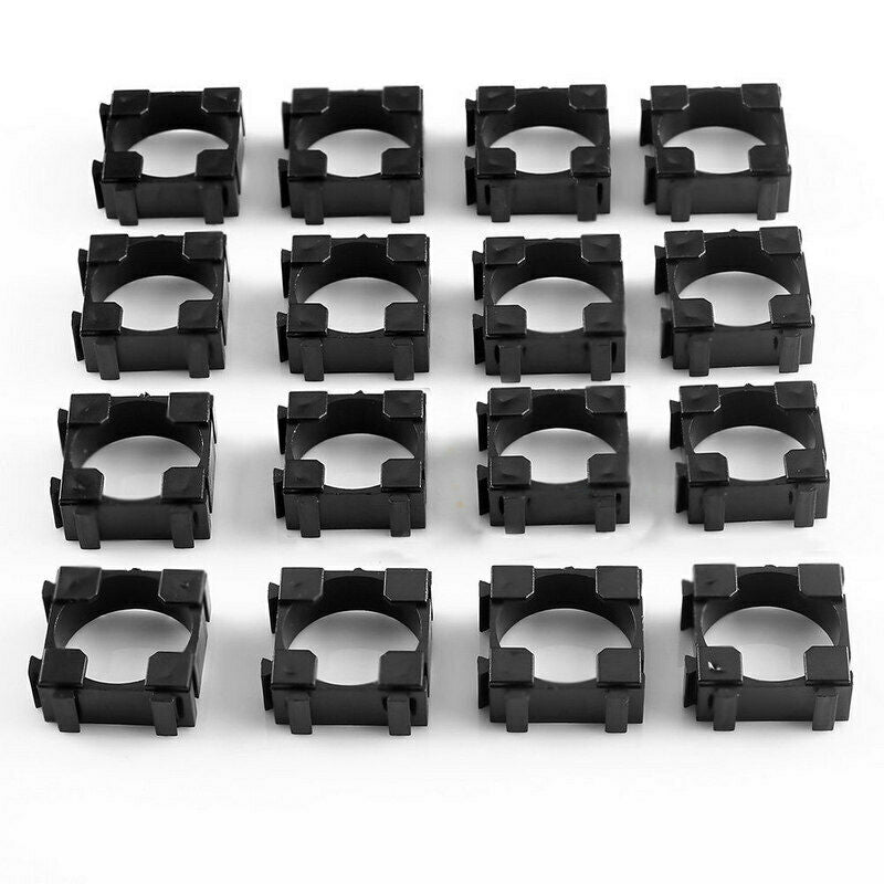 100 X 18650 Battery Cell Holder Safety Spacer Radiating Shell Storage Bracket