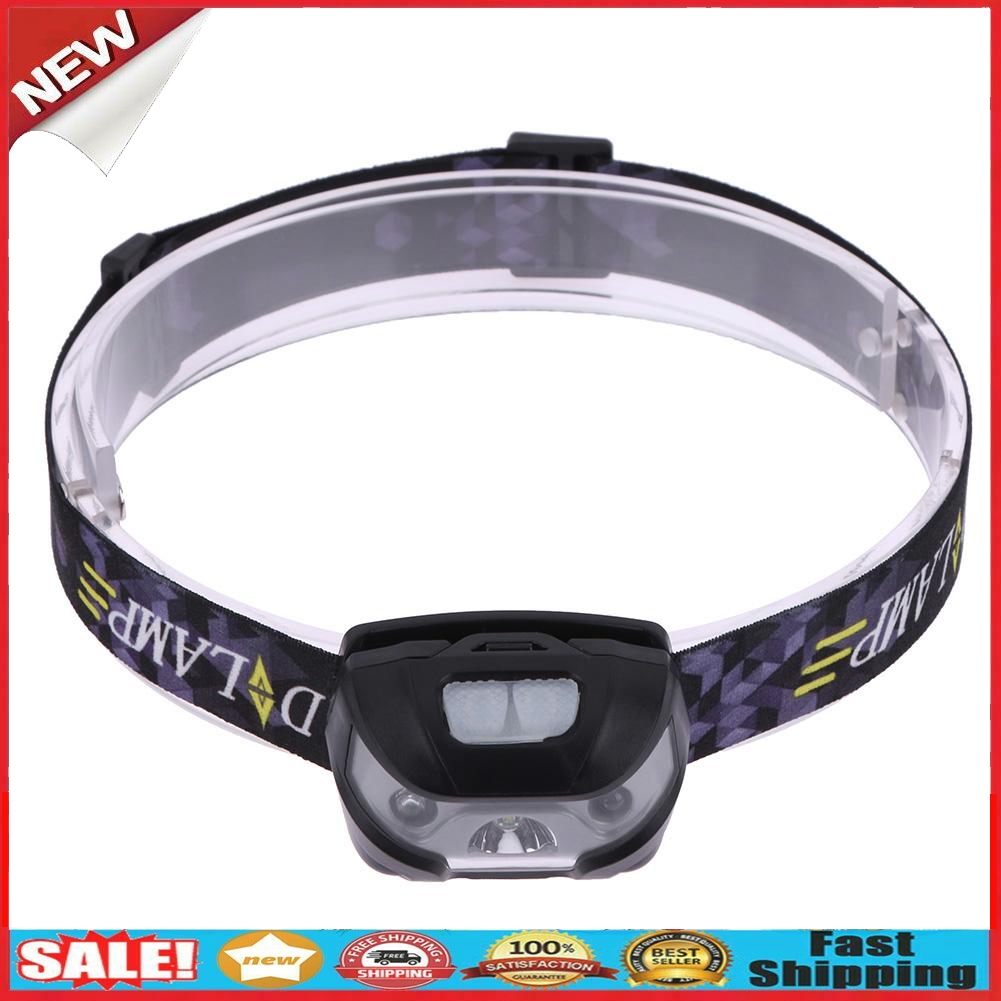 Outdoor Rechargeable LED Headlamp 3000LM Motion Sensor Fishing Headlight @