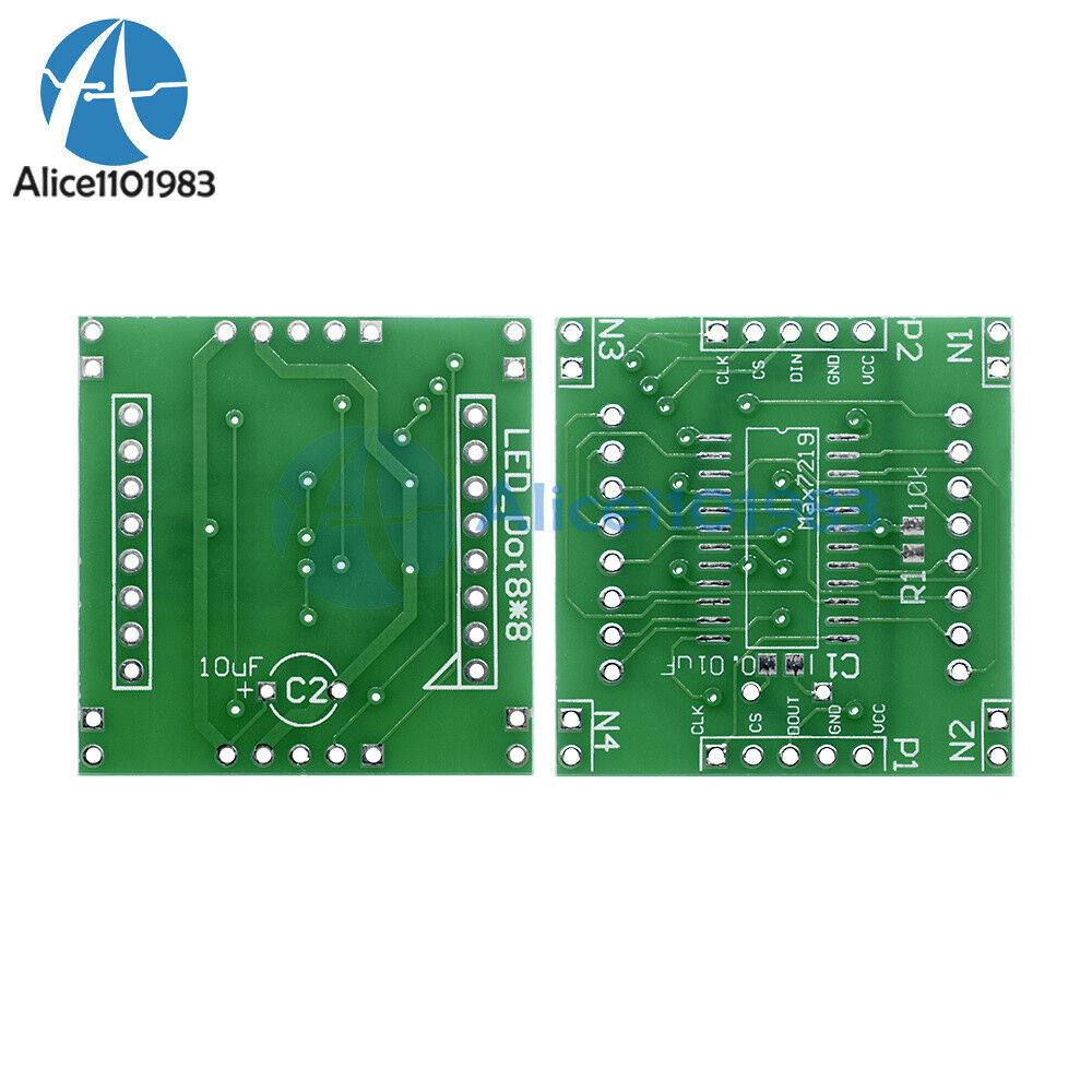 MAX7219 Dot Matrix Module Control Display Module Cascade SPI Arduino DIY Kit