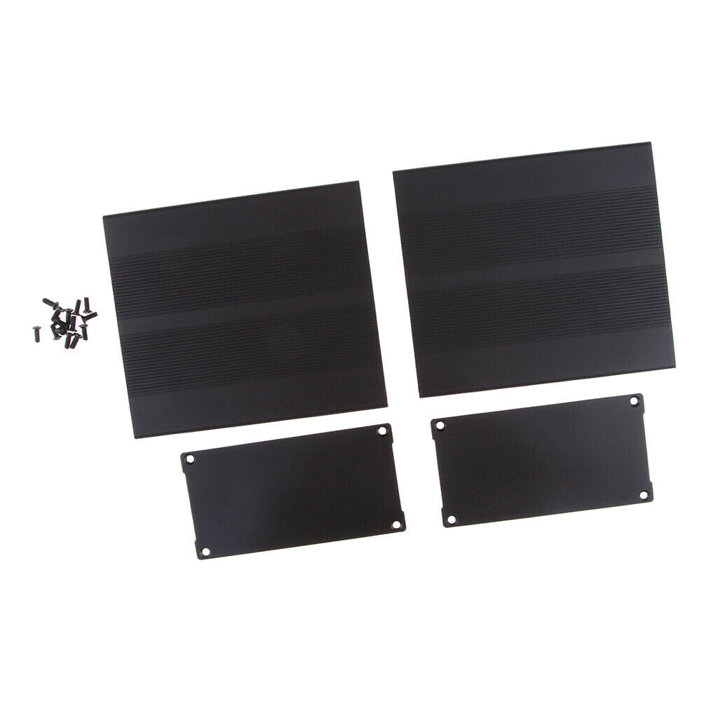 Heat Dissipating Extruded Aluminum Enclosure Box PCB Shell Box 120x105x55mm