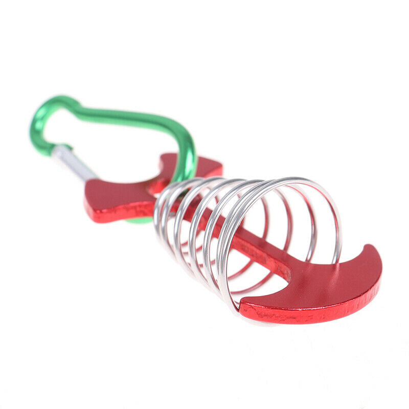 Fishbone Anchor Tent Pegs Hiking Camping Deck Garden Stakes Adjuster TensZFCA