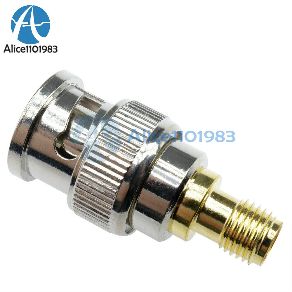 Adapter BNC Plug Male to SMA Female Jack RF Connector Straight