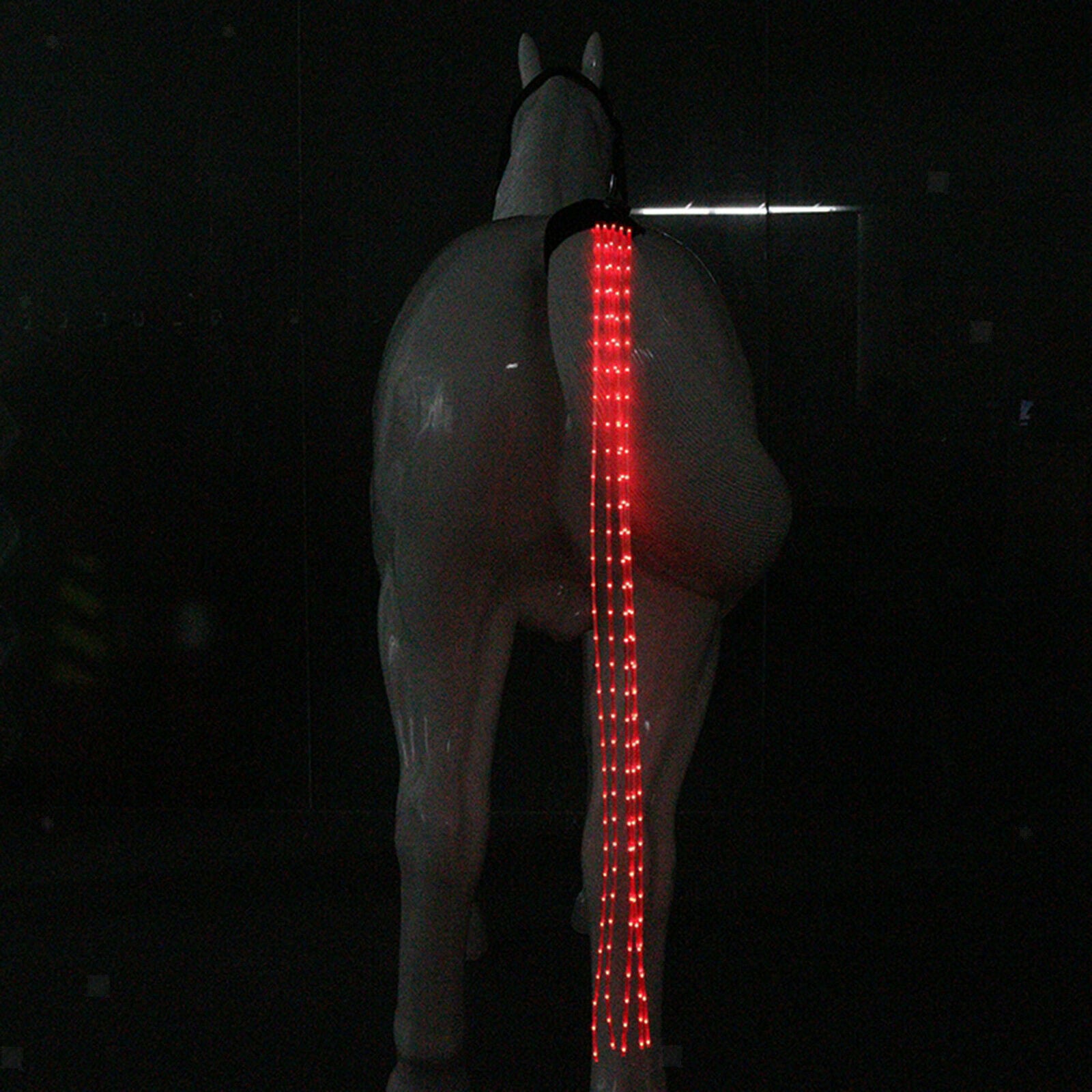 Rechargeable Horse Tail Light USB Lamp Ponytail Horse Harness 5-Strip Lamps