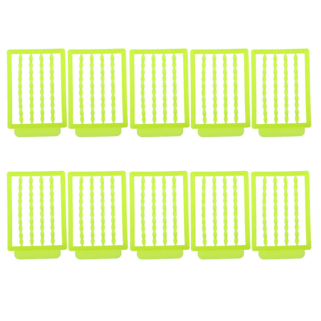 10pcs Boilie Stoppers Carp Fishing Pellets Bands Bait Elastic Bands Yellow