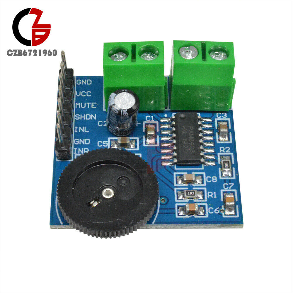 Mini PAM8403 two-channel Double Track Power Amplifier Volume Adjustment Module