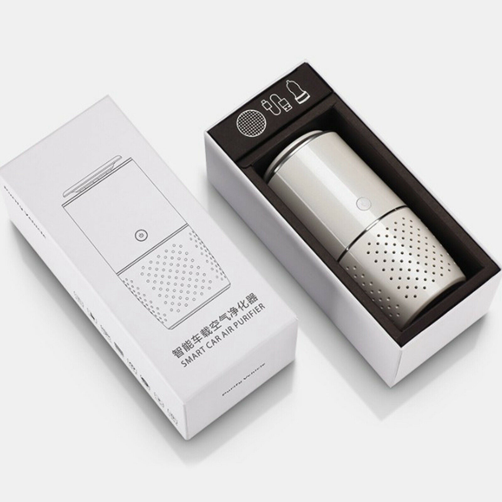 Air Purifier for Car Home Office Air Cleaner for Pollen Dust Smoke Low Noise