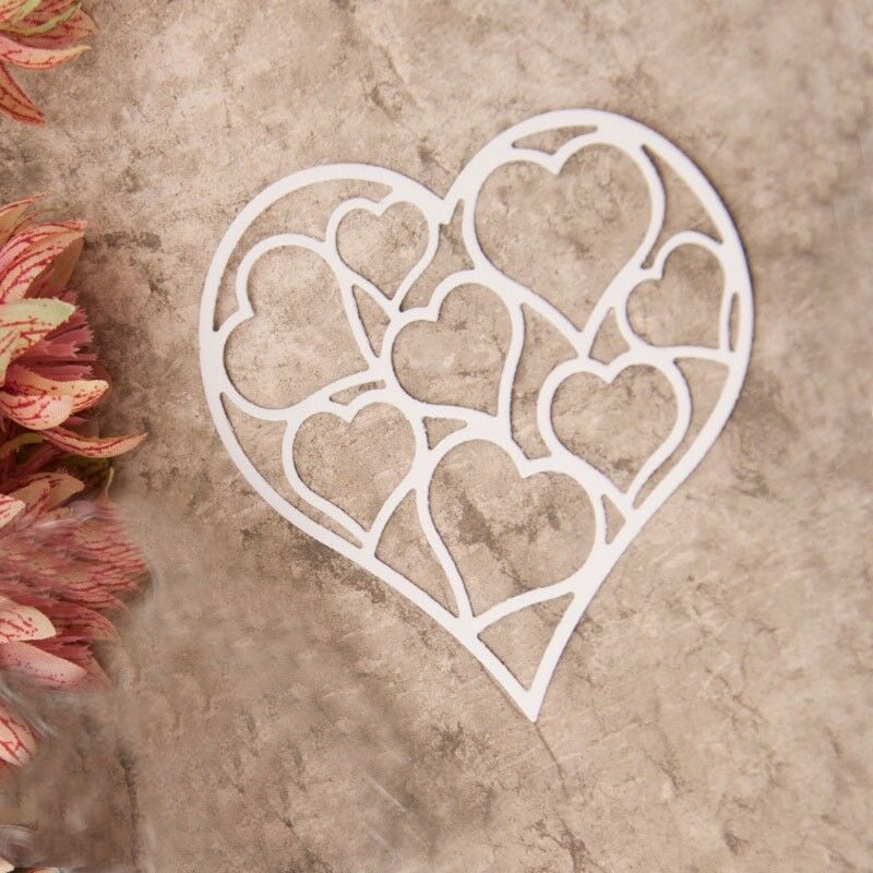 Love Heart Cutting Dies Stencil For DIY Scrapbooking Album Paper Embossing Craft