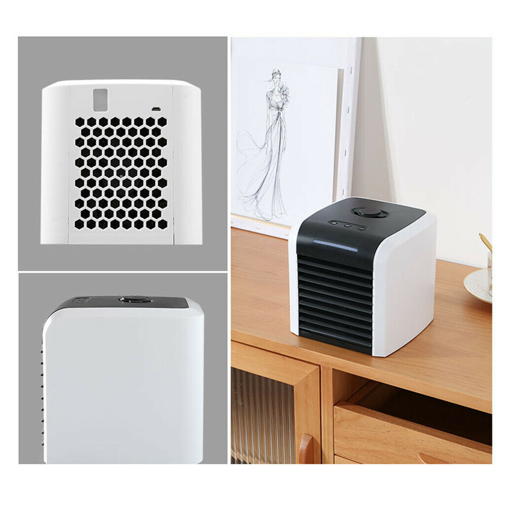 Desk Personal Air Cooler Portable Cooling USB Fan with 3 Adjustable Speeds