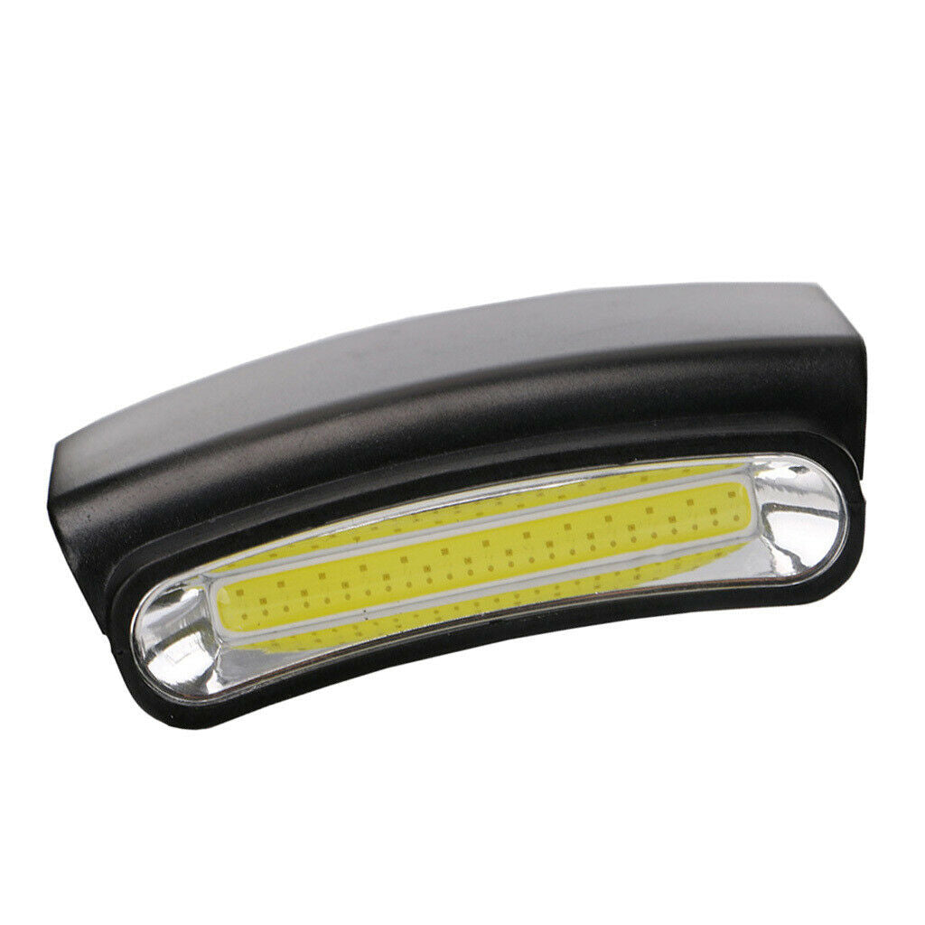 Outdoor Clip On COB LED Visor Light Battery Powered Hands Free Headlamp