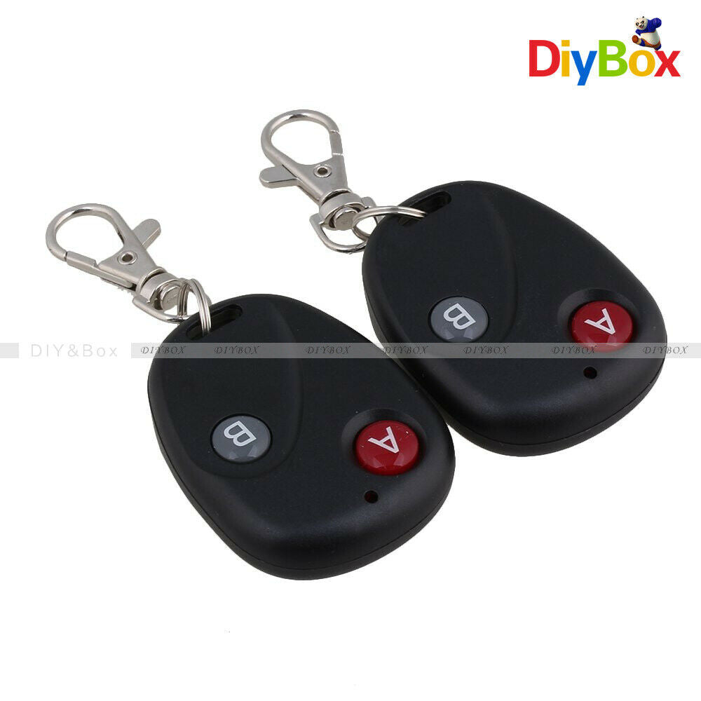 315 RF Wireless Remote Control Transmitter 2 Key Black For Garage Gate Door