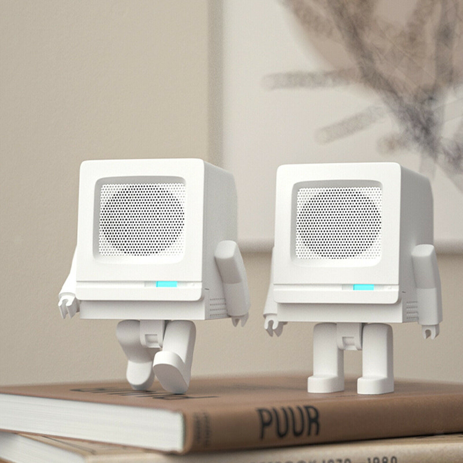 Cute Bluetooth Speaker Stereo Sound Robot Audio Enhanced Bass Kids Gift