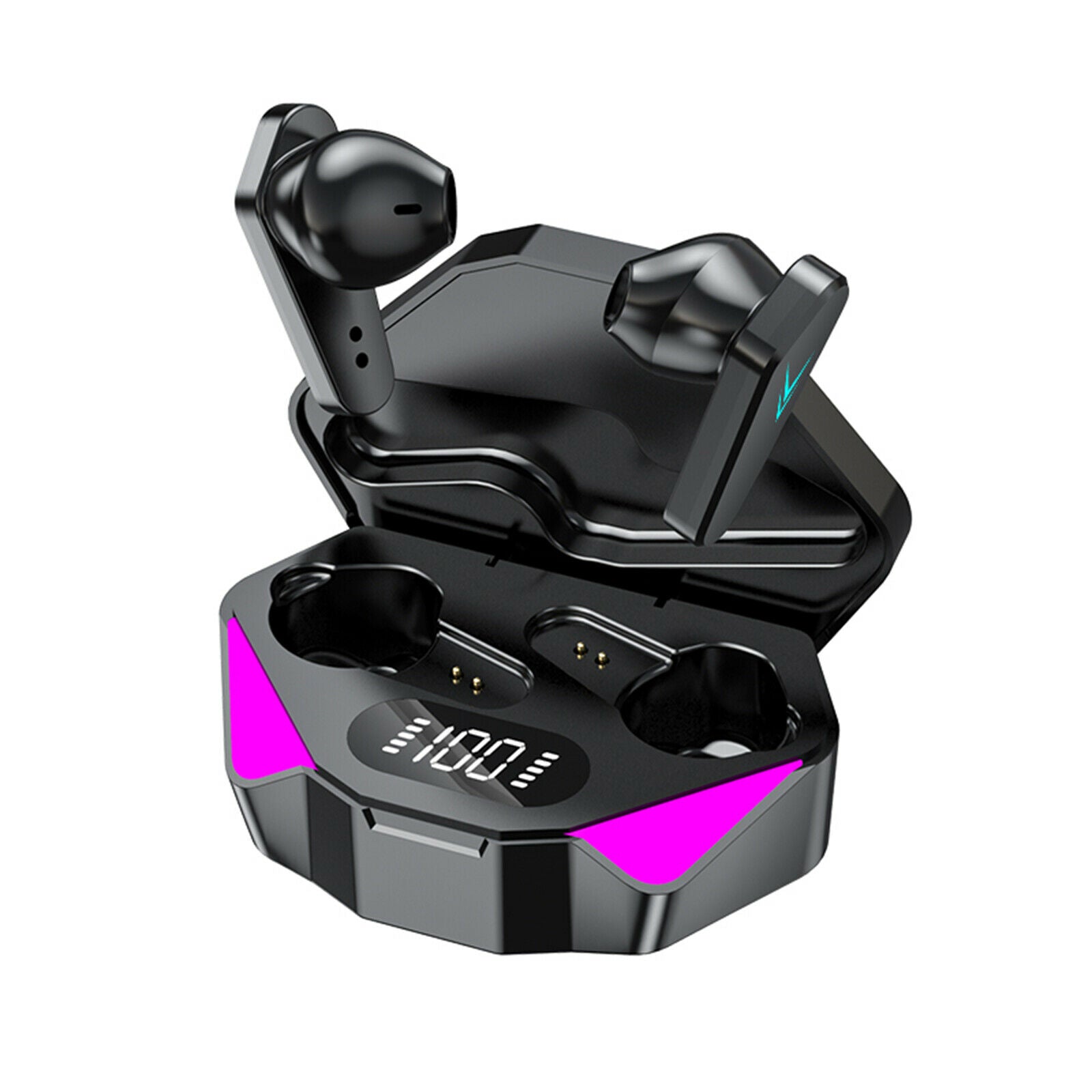 Game Wireless Earbuds Bluetooth 5.0 for Sport with Wireless Charging Case