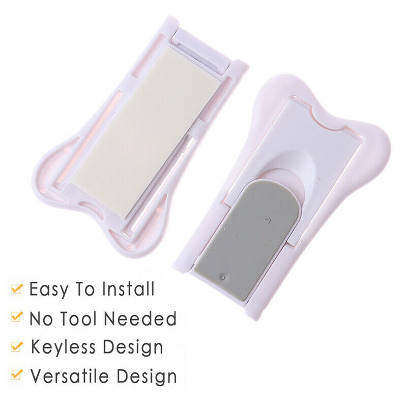 2PC Sliding Door Lock for Child Safety Baby Proof Doors & Closets Childpr,J0 Tt