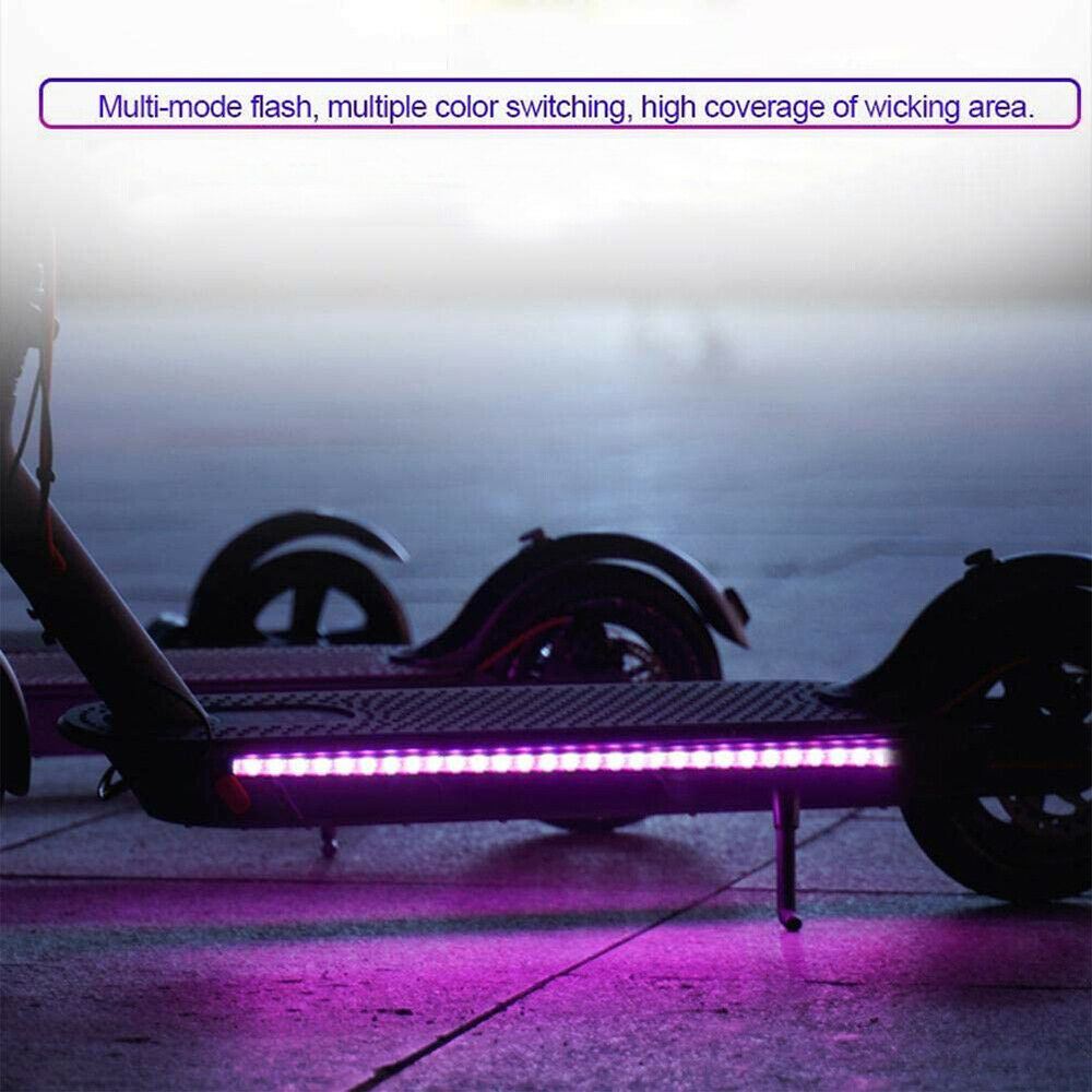 Waterproof Electric Scooter LED Light Strip Bar Lamp Skateboard Night Light NEW
