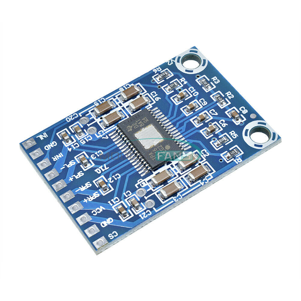 Mini TPA3116D2 2x 50W DC 12V 24V Digital Audio Power Amplifier Board Class D Amp