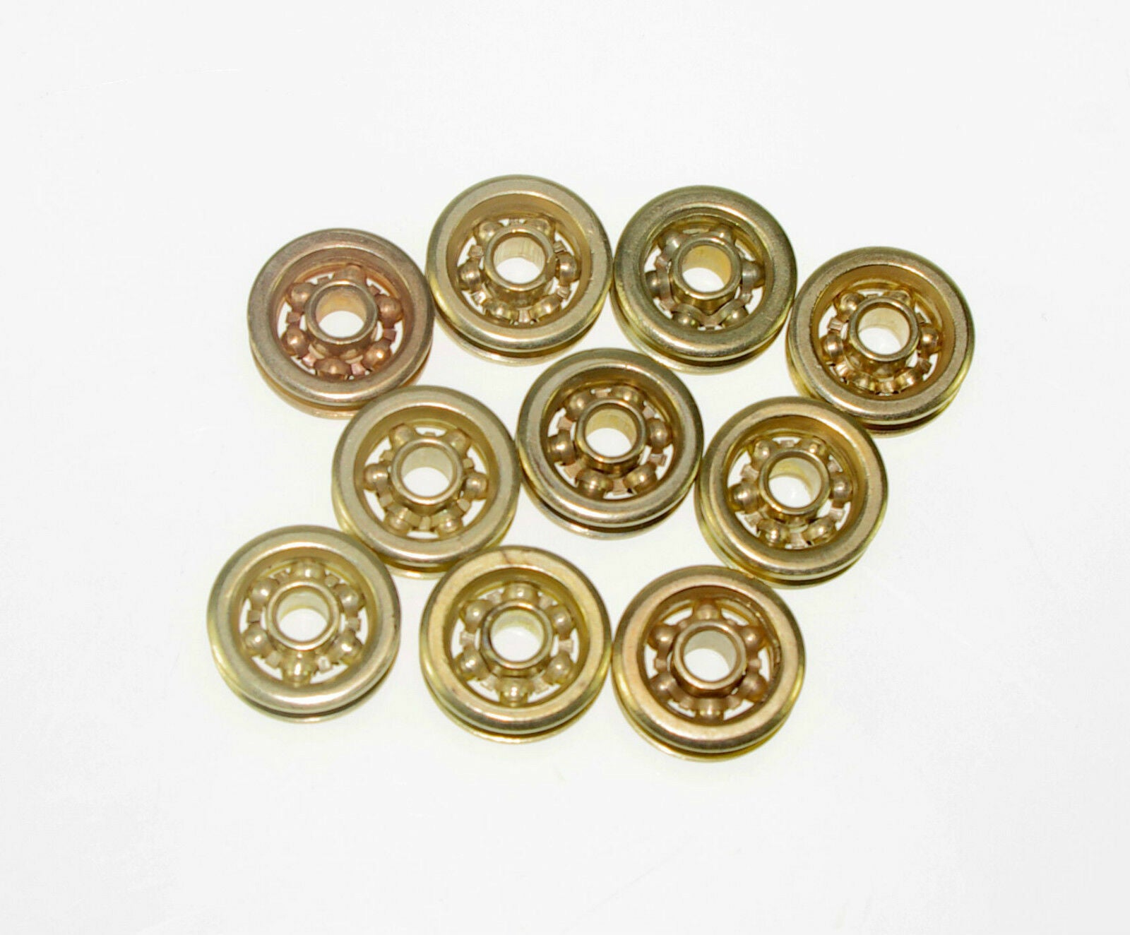 (10)5*20*6.6mm 0520 5mm Groove Guide Pulley Sealed Rail Ball Bearing 5*20*6.6