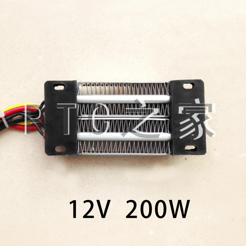(1)PTC Heating Element Heater 12V 200W Electric Ceramic Thermostatic Thermistor