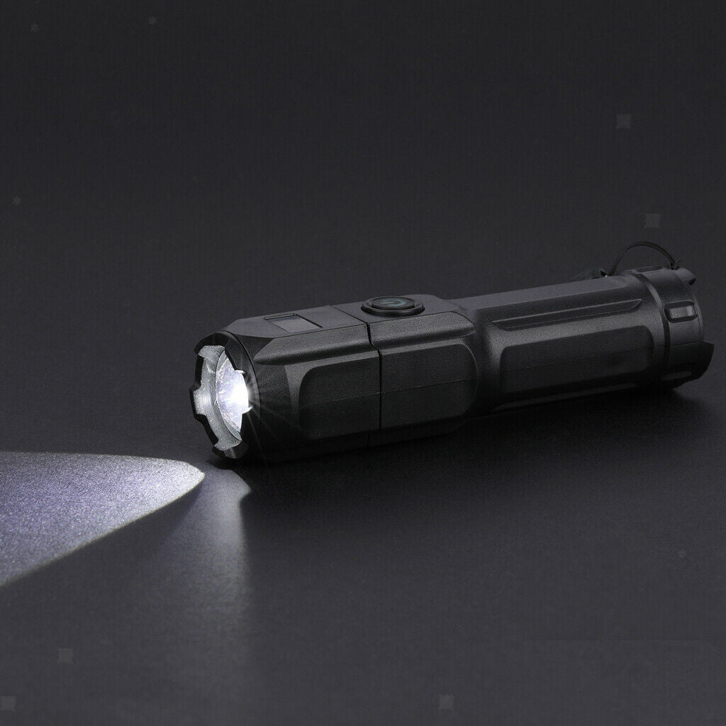 Rechargeable Handheld Flashlights 450LM LED Zoom Powerful Camping Lamp Torch