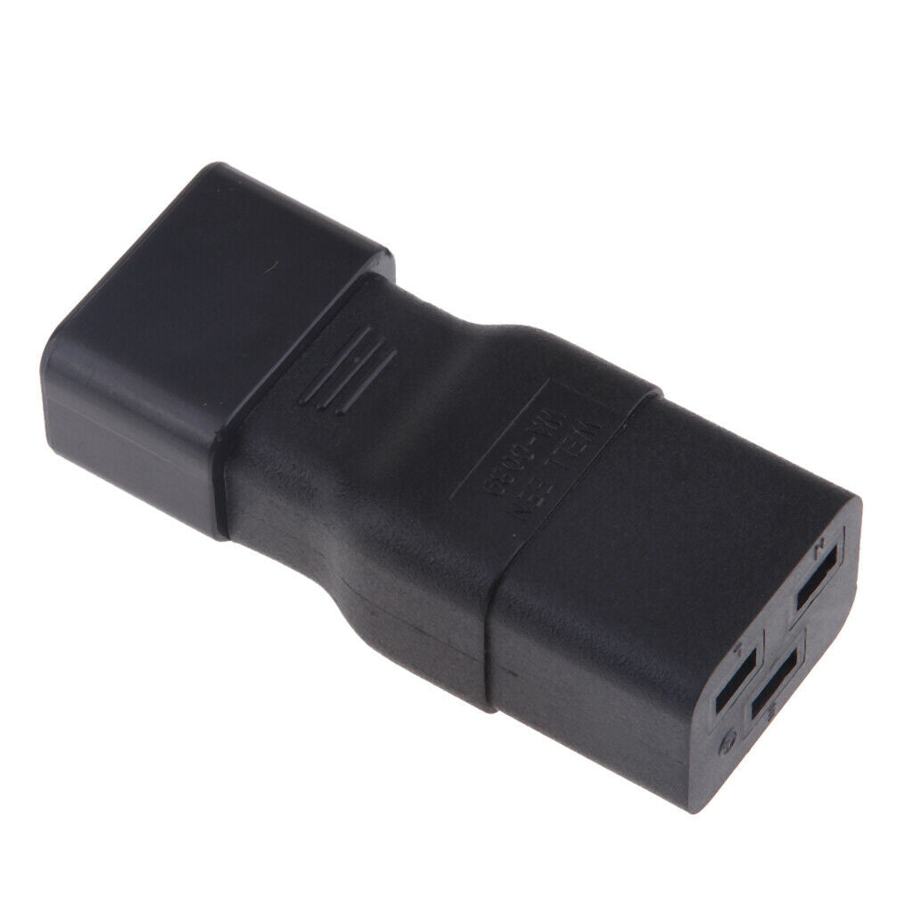 C14 to C19 Connector IEC 320 Male to Female Power Plug Adapter Converters