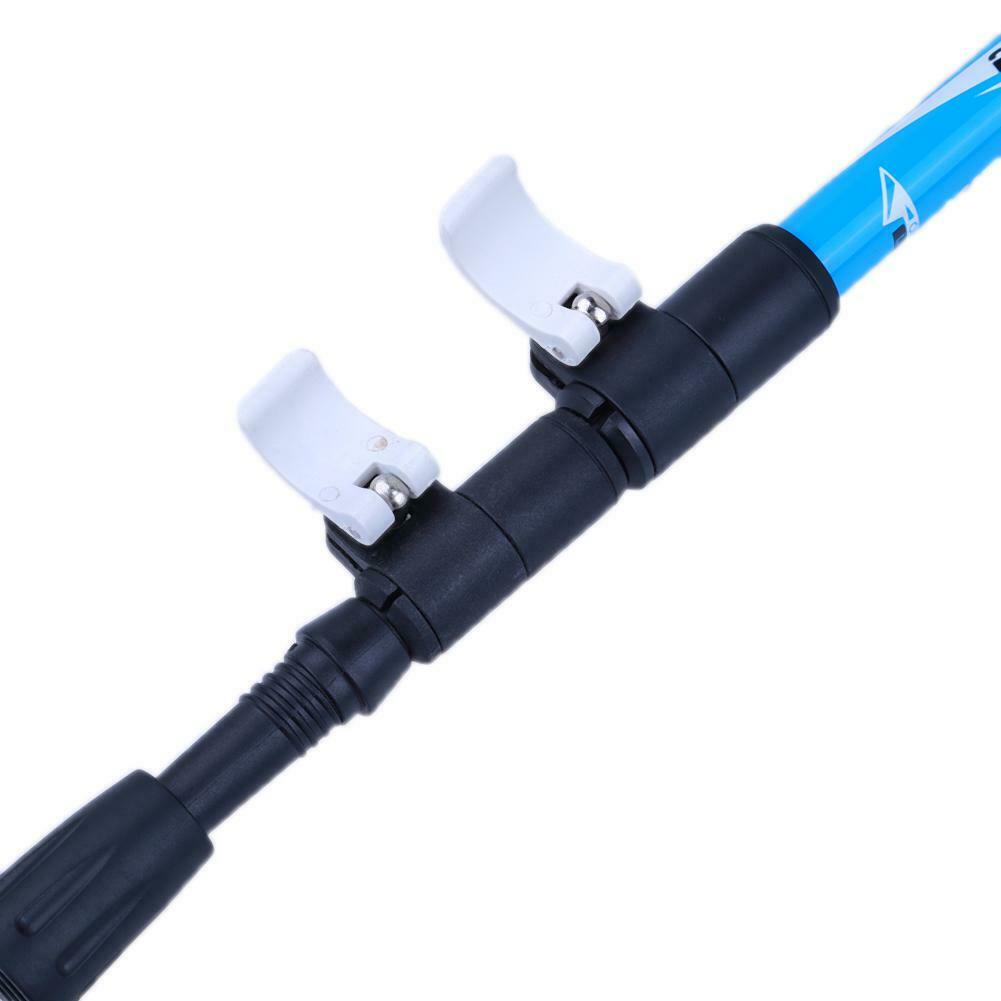 Adjustable 3 Section Carbon Fiber Trekking Walking Hiking Pole Cane Crutch Tool