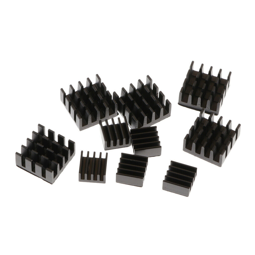5Pairs For Raspberry Pi 2/B+ Aluminum Heatsink Cooling Fin 14x14mm Aluminum