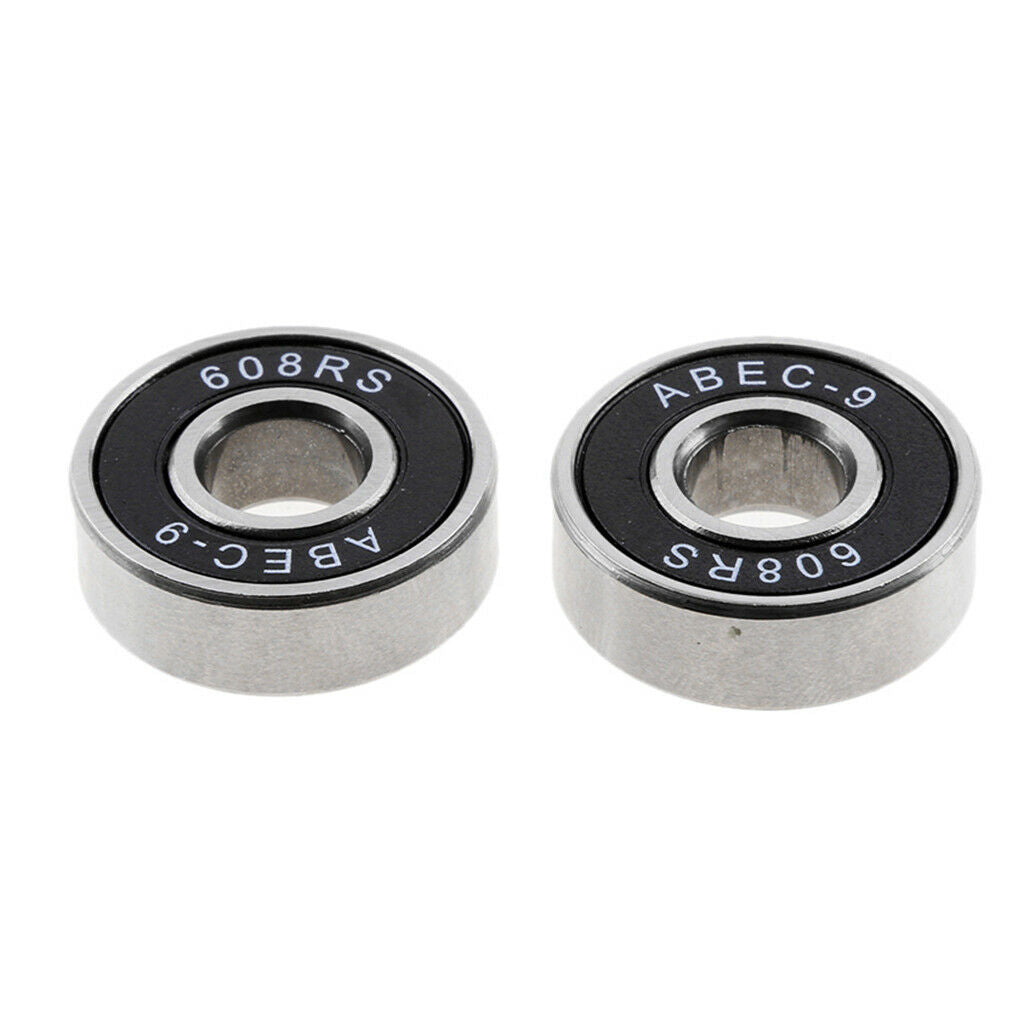 40 Pieces Frictionless Abec 9 Skateboard Bearing for Longboard Hockey Roller