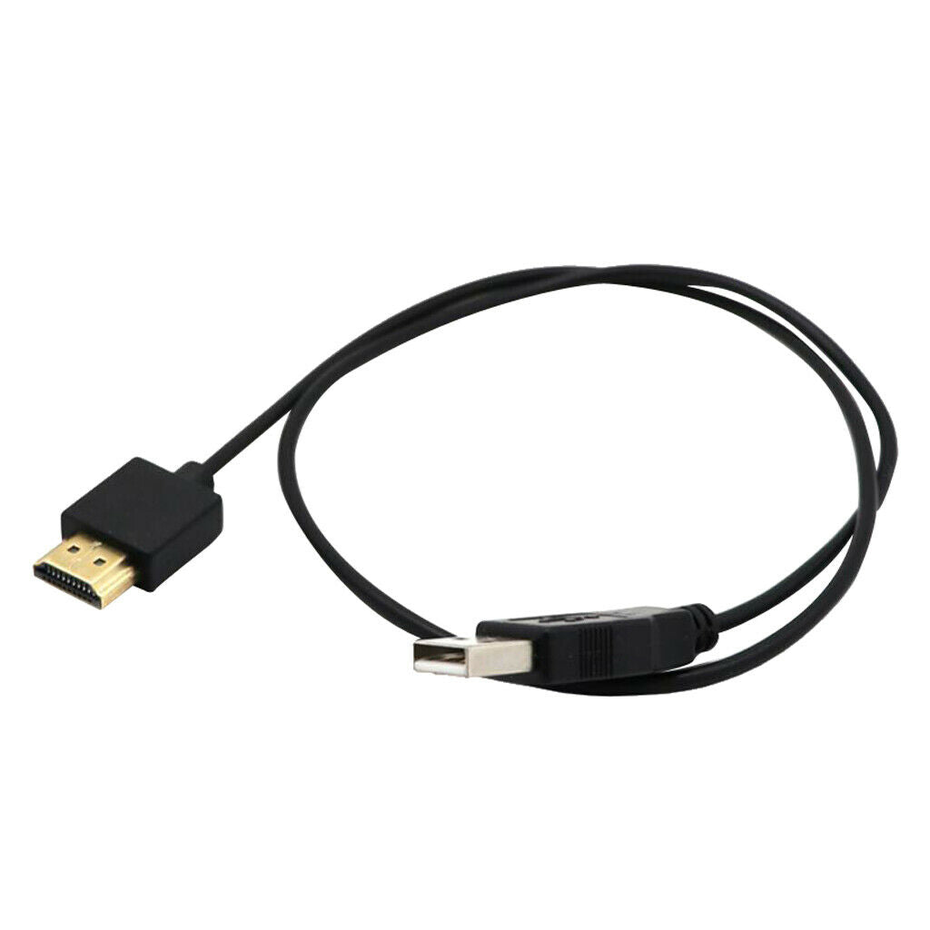 USB 2.0 Male to HDMI Male Converter PC TV HD HDTV Adapter Charging Cable