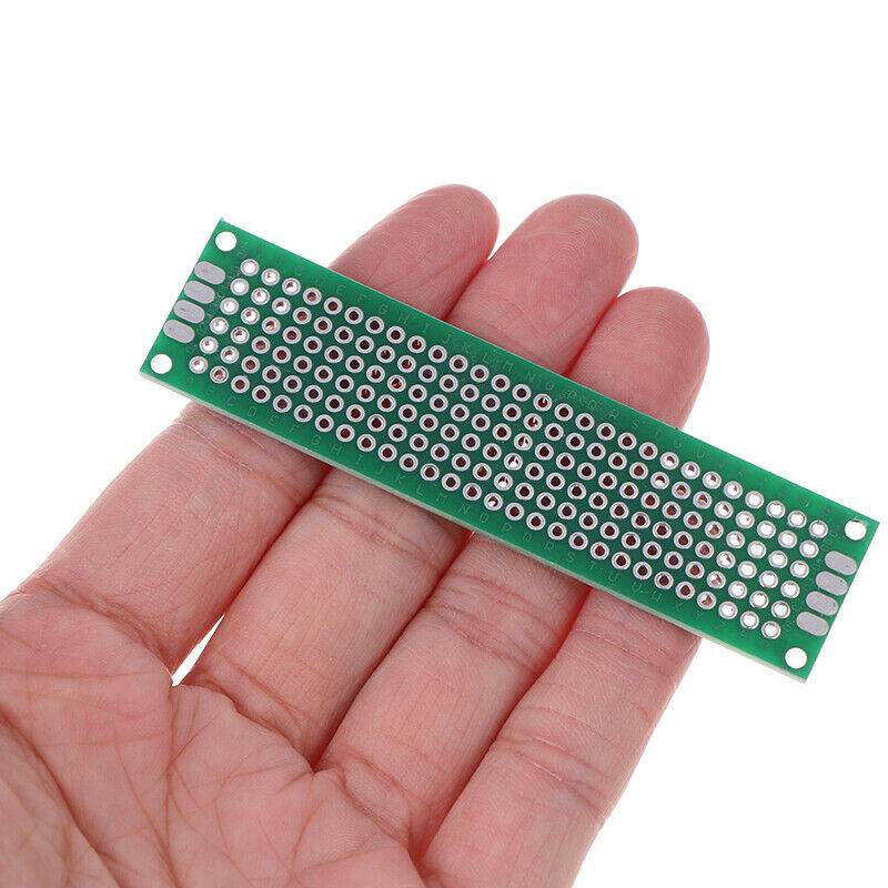 5X Double Side 2x8cm Prototype PCB Universal Printed Circuit Board Copper Pl Tt