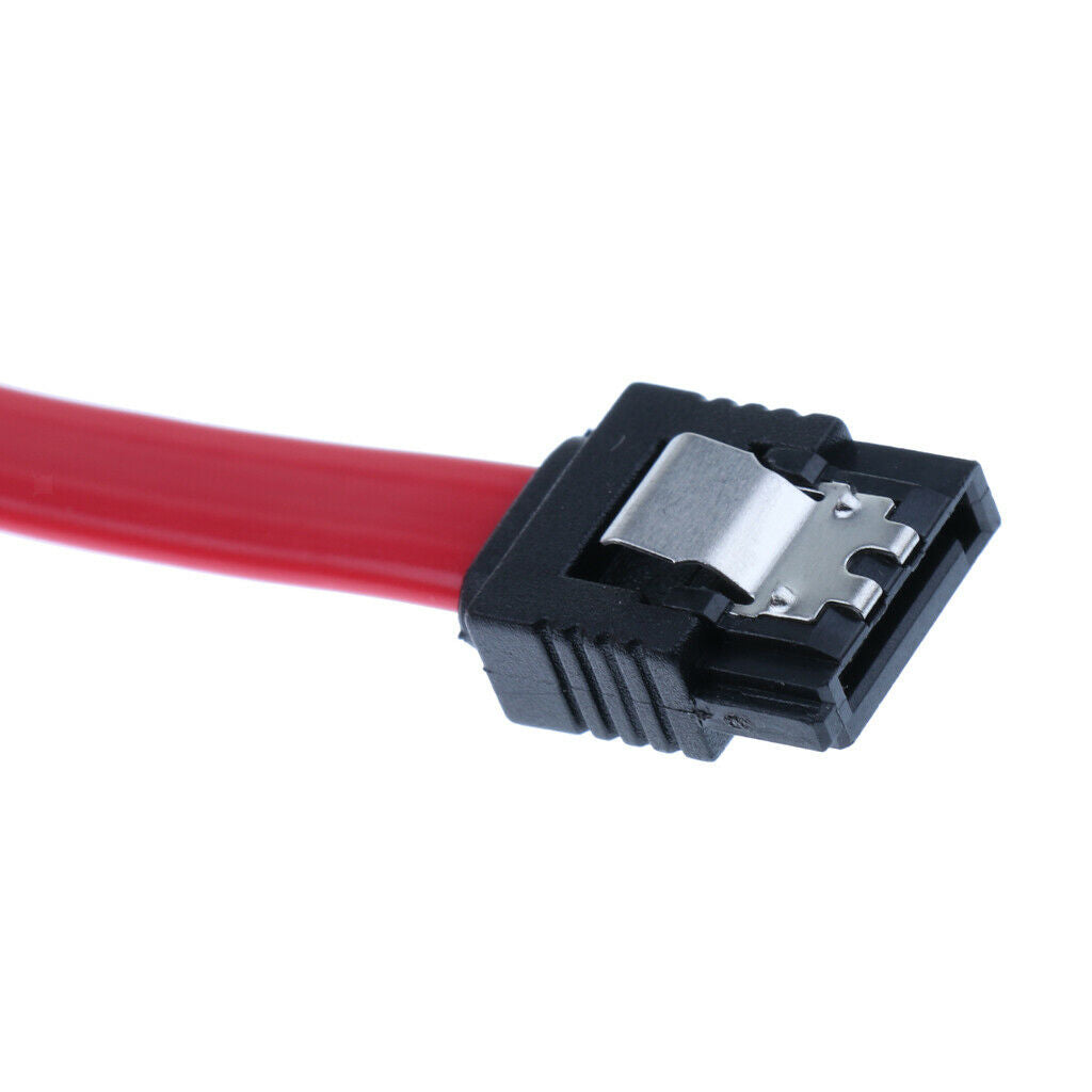SATA 3 III Data Cable High 6Gbps 90 Degree Locking Clips 12''