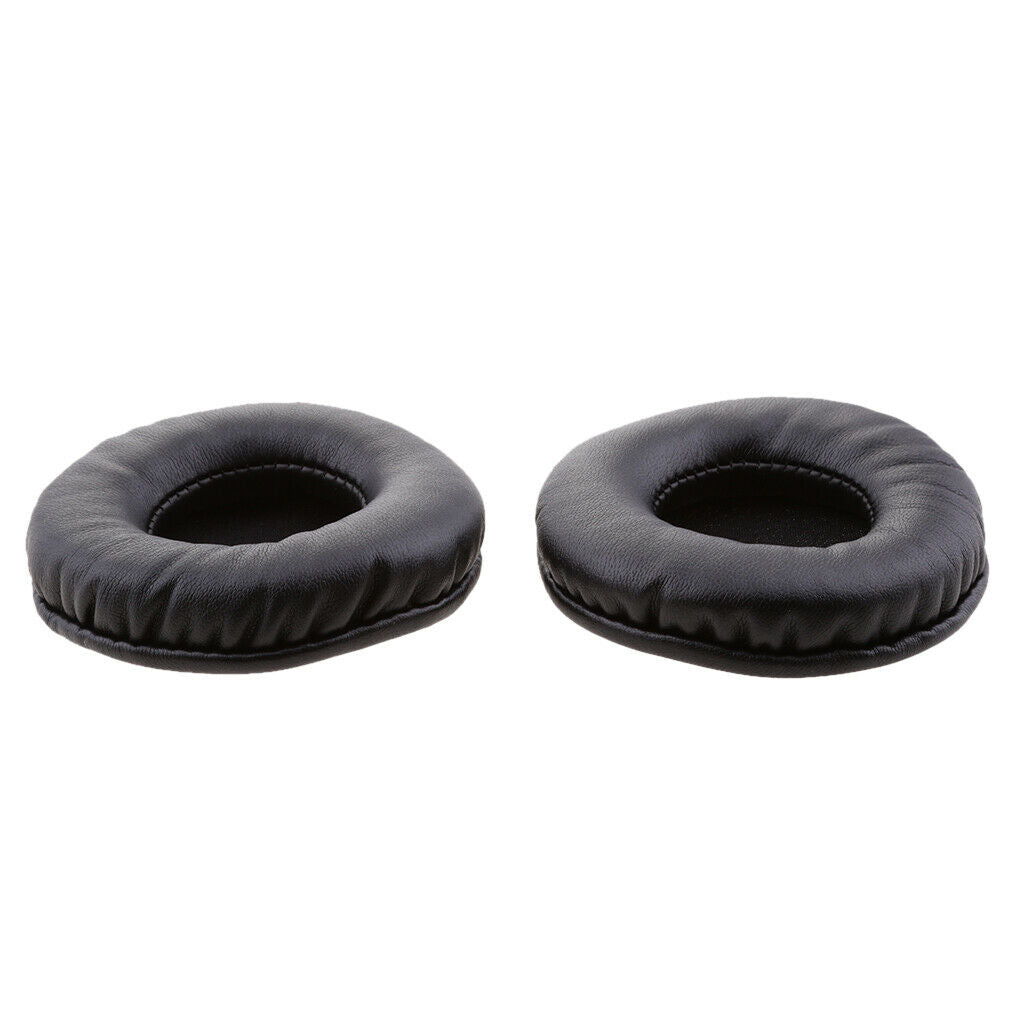 2 Pairs 80mm Replacement Ear Pads Cushion Earpads For Ath Ws99 Ws70 Ws77