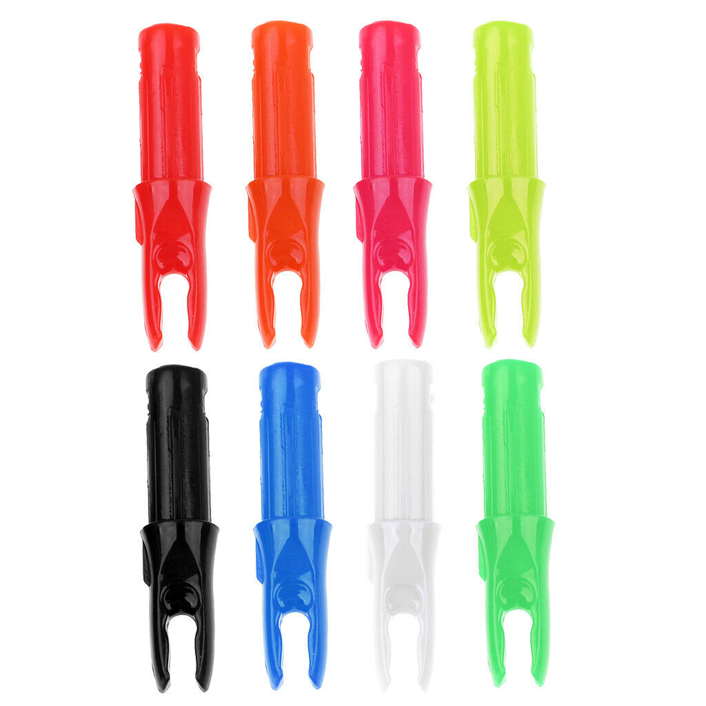 12 Arrow nock archery plastic nock 6.2mm for hunting bow red