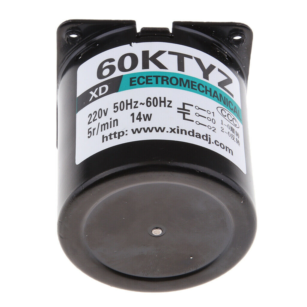 60KTYZ 220V 5r/min 5RPM Permanent Magnetic Electric Synchronous Motor 14W