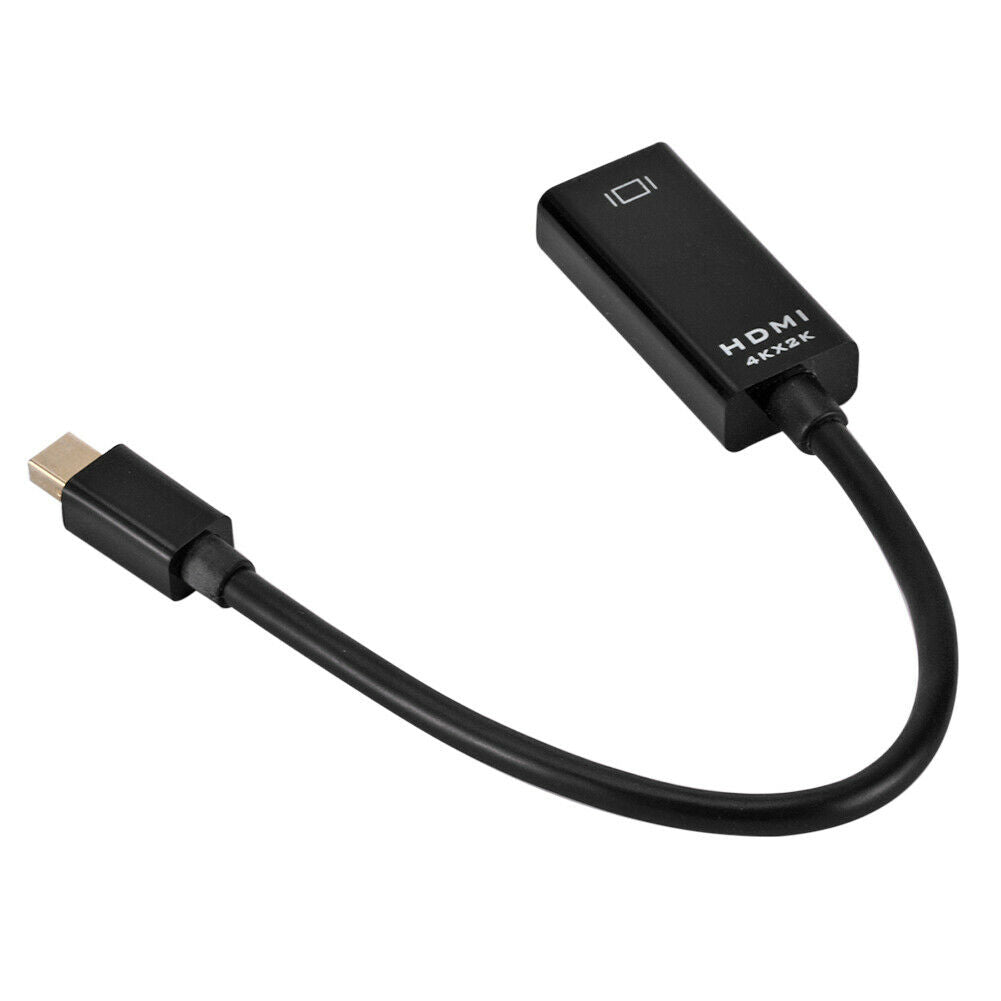 Mini DP to HDMI-compatible Converter Cable Display Port Male to Female Adap @