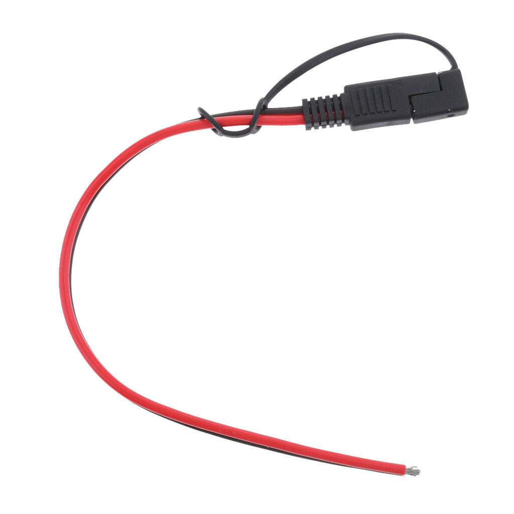 300mm 14AWG Solar Battery SAE Harness DIY Line Connector Cable 30cm New