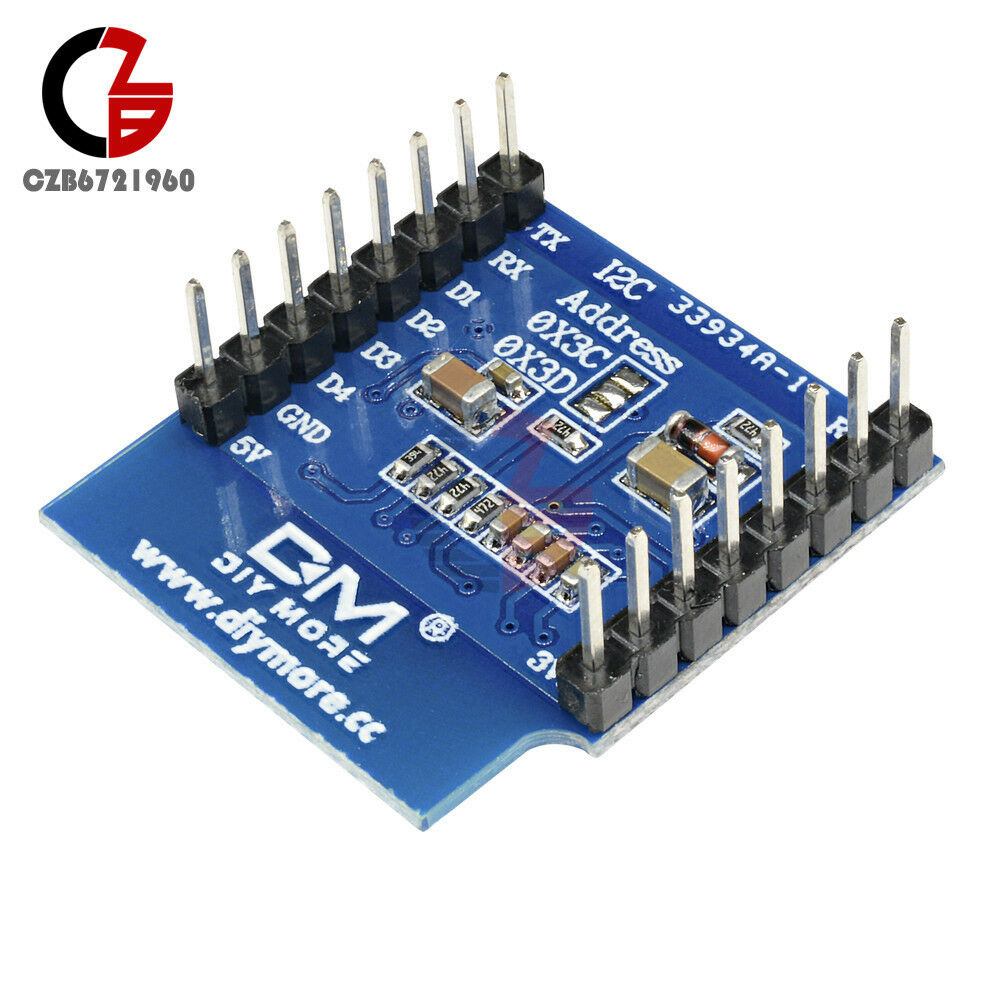 Wemos D1 Mini OLED Display SSD1306 64x48 0.66" Shield f/ ESP8266 Arduino NodeMcu