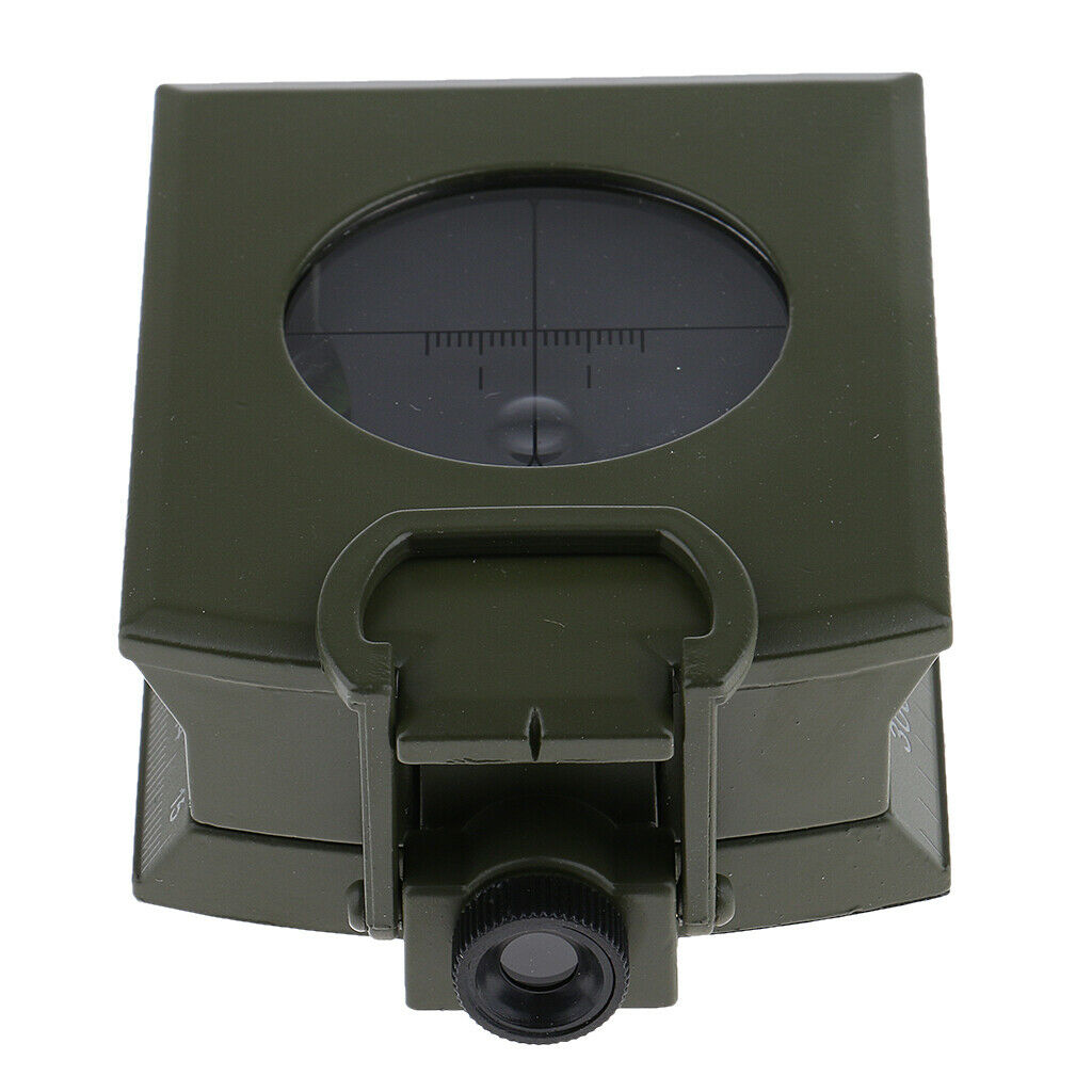 Pocket Army Geology Sighting Compass Inclinometer Hiking Satellite